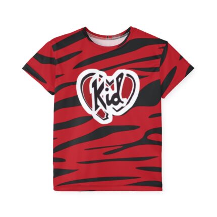Red Jersey Graphic Shirt For Kids Shawn Michaels