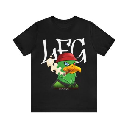 Chicken Custom Graphic Design LFG Black Shirt