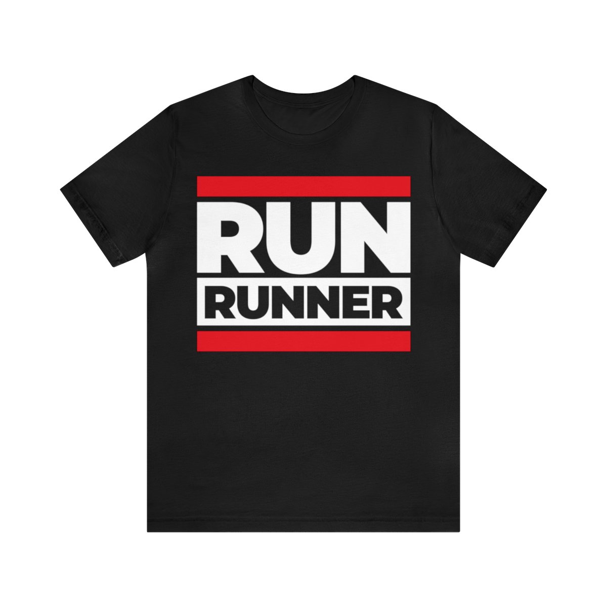 Run Runner Marathon Black Shirt