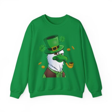 Chicken Graphic Sweatshirt  St Patricks Day  Birdpipe