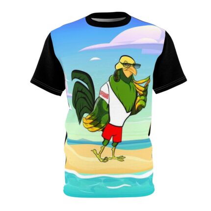 Chicken Graphic Lifeguard Shirt For Men