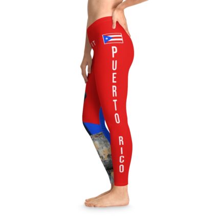 Workout Leggings Puerto Rico National Unisex Red Pants