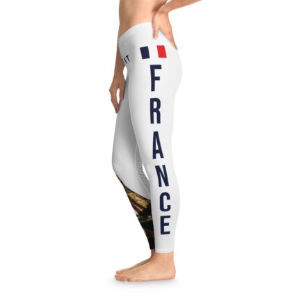 Workout Leggings France National Unisex White Pants