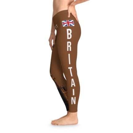 Workout Leggings Britain National Unisex Brown Pants