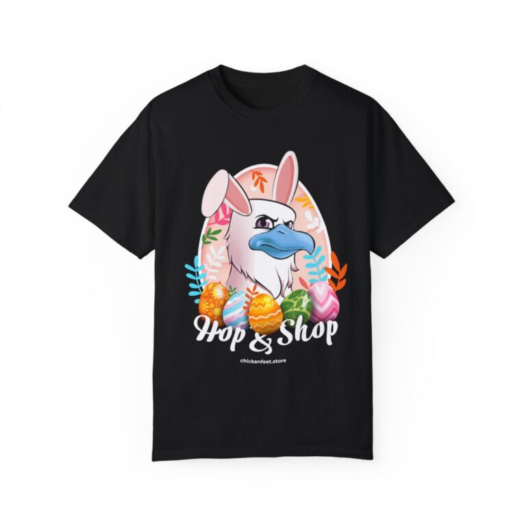 Black Easter Bunny Chicken Shirt