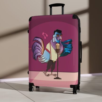 Personalized Travel Luggage Set Suitcase Graphic Chicken