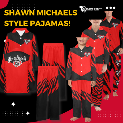 Shawn Michaels Family Pajama Sets HBK Costume