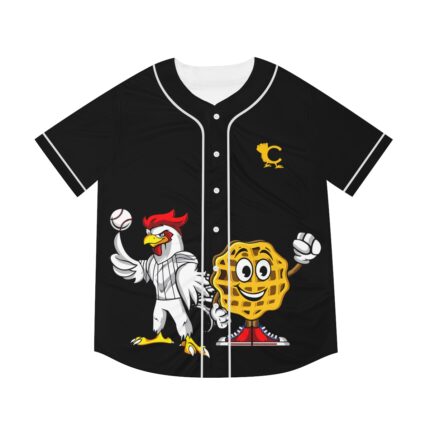 Chicken And Waffle Baseball Jersey