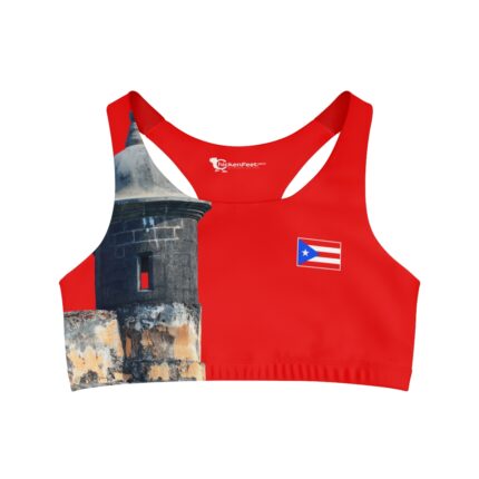Red Women Sports Bra Puerto Rico
