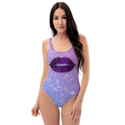 Purple One-Piece Swimsuit Bianca Belair