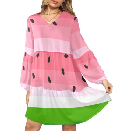 Watermelon Spring Dress Attire