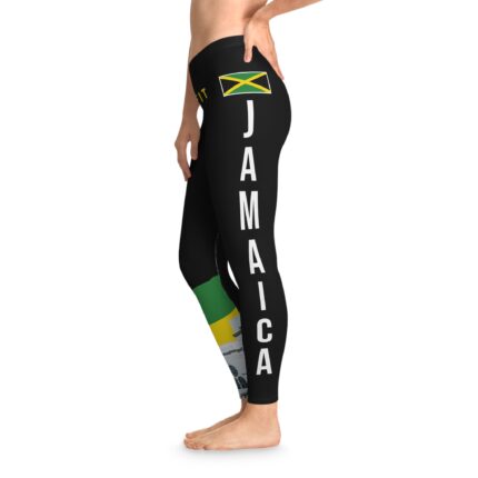 JAMAICA National Workout Pants Unisex Black Leggings